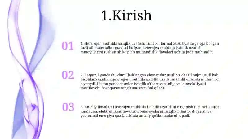 Issiqlik Berilishi 2
