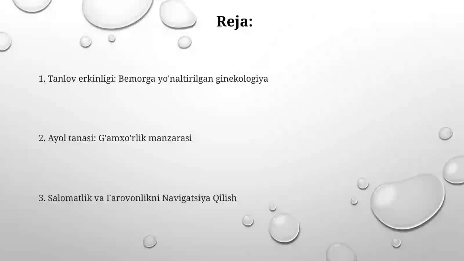 Ginesologiya predmeti obyekti maqsadi 2
