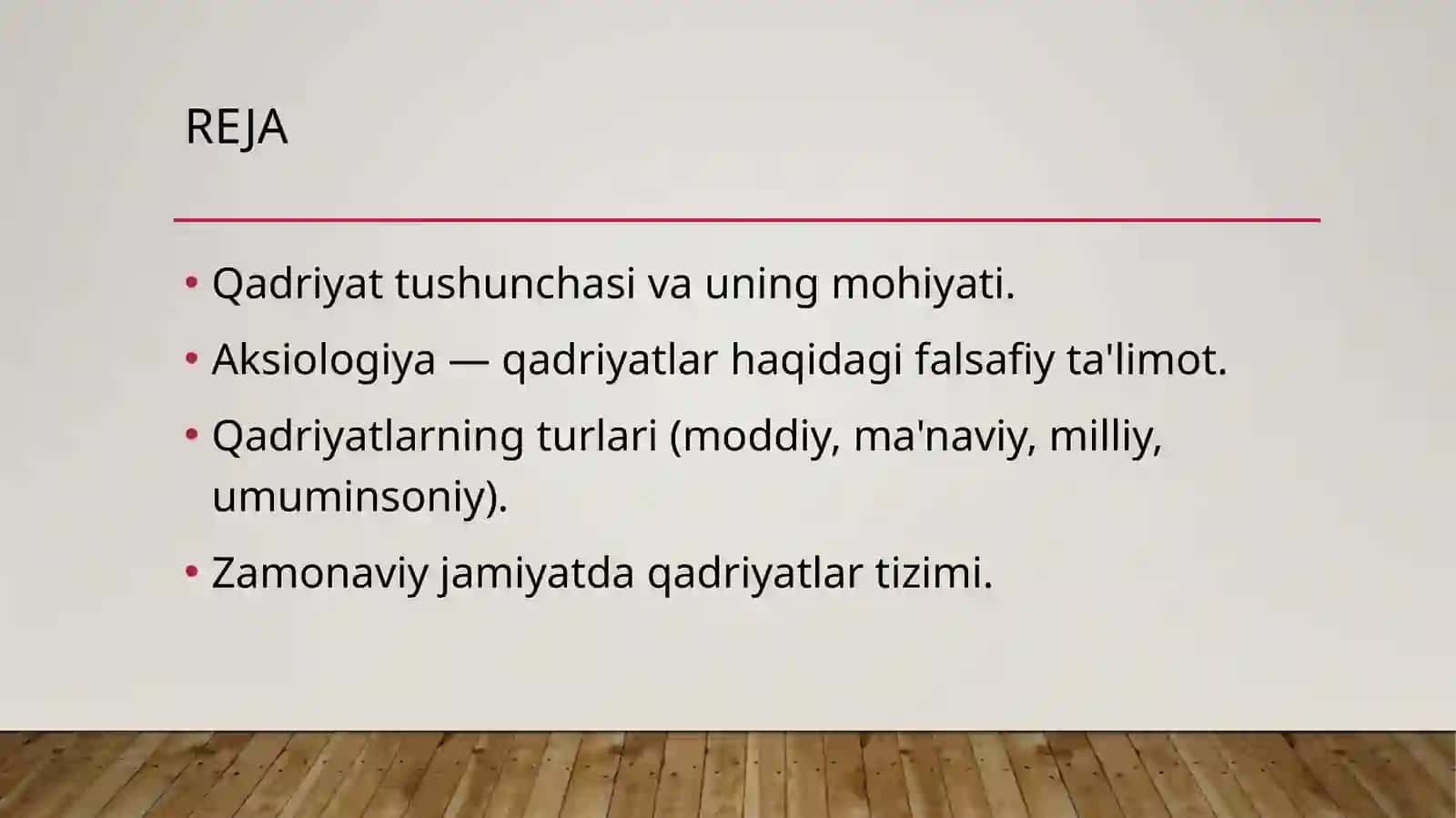 Qadriyatlar falsafasi (Aksiologiya) 2
