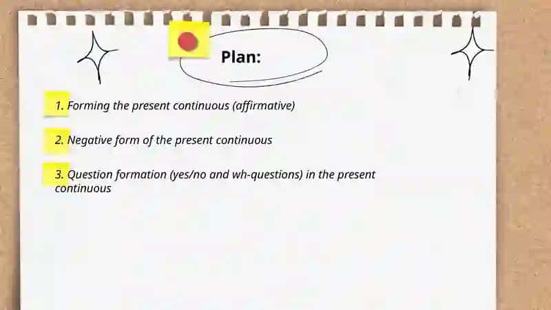 Present Cantinuous or Present Progressive 2