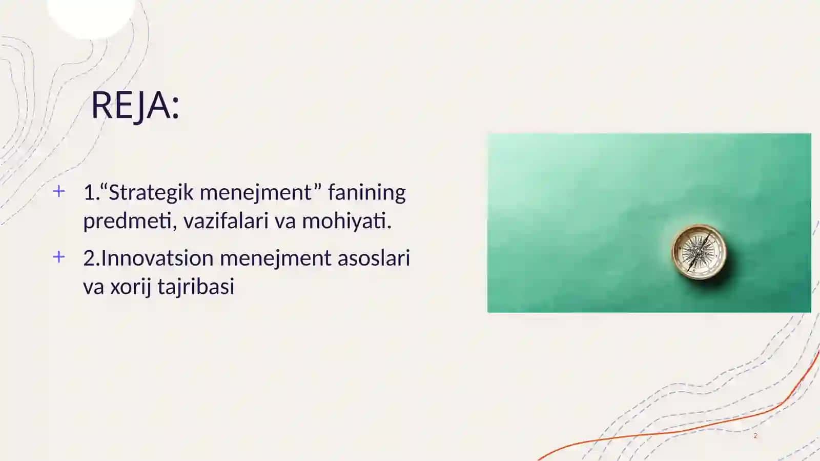 Innovatsion menejment asoslari va xorij tajribasi 2