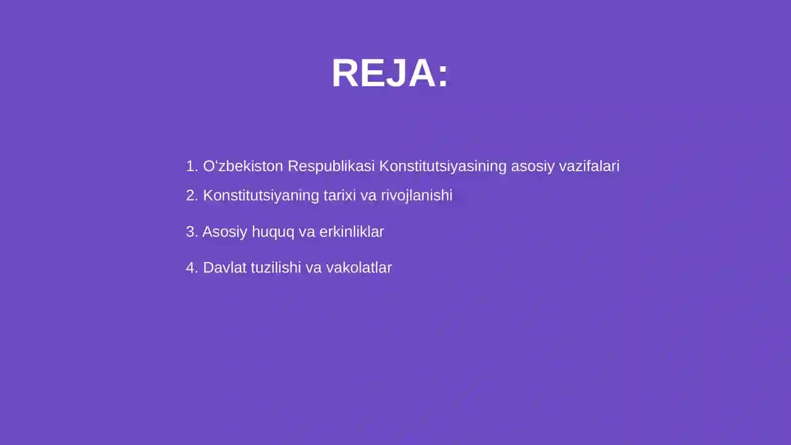Oʻzbekiston respublikasi Konstitutsiya 2