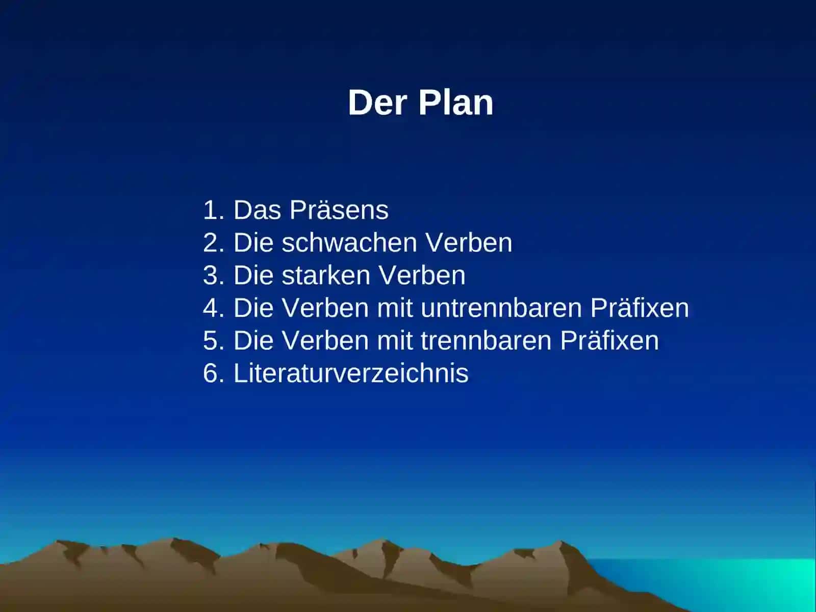 "Das Präsens" 2