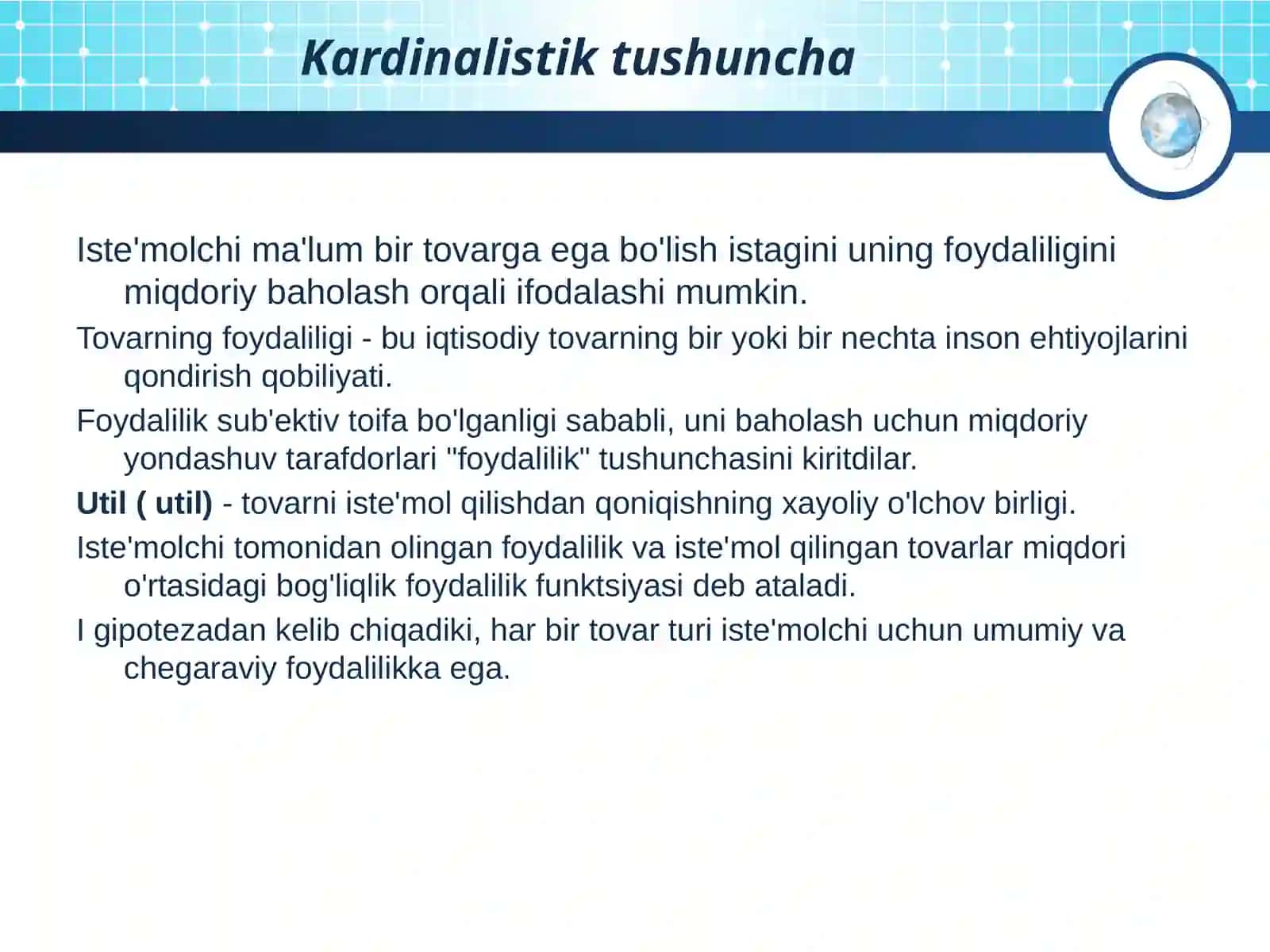 Iste’molchining xulq-atvori nazariyasi 2