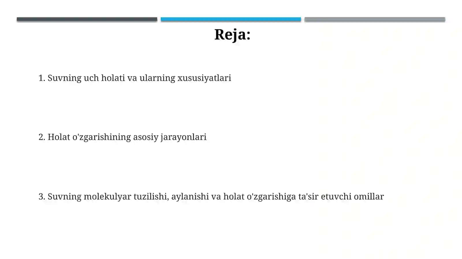 Suvning uch holati 2