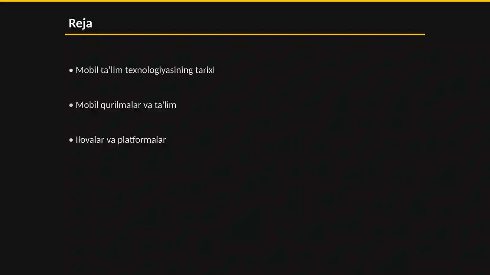Mobil ta‘lim texnologiyasi 2