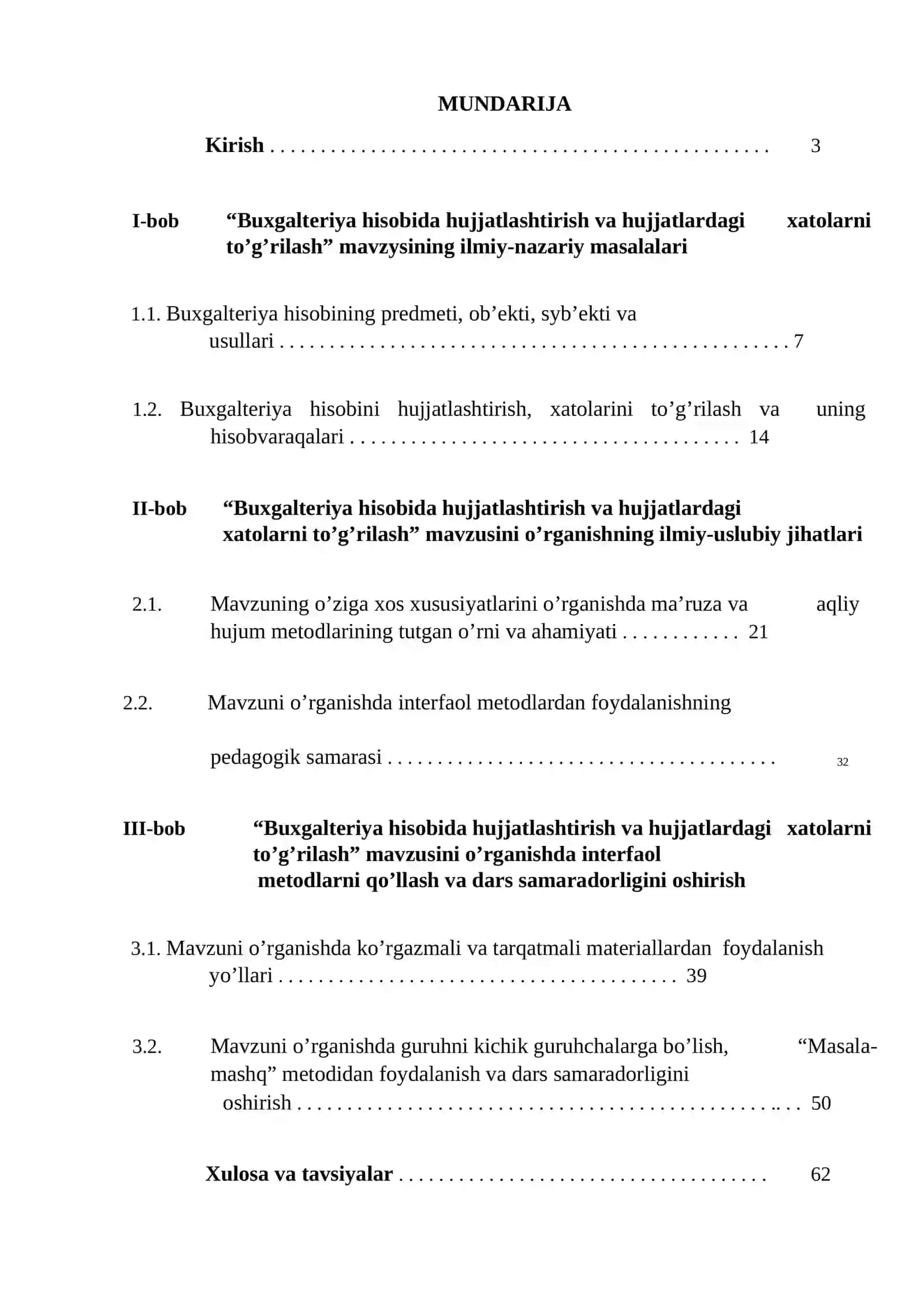 Buxgalteriya hisobida hujjatlashtirish va hujjatlardagi xatolarni to’girlash mavzusini o’rganishda qo’llaniladigan interfaol metodlar 2