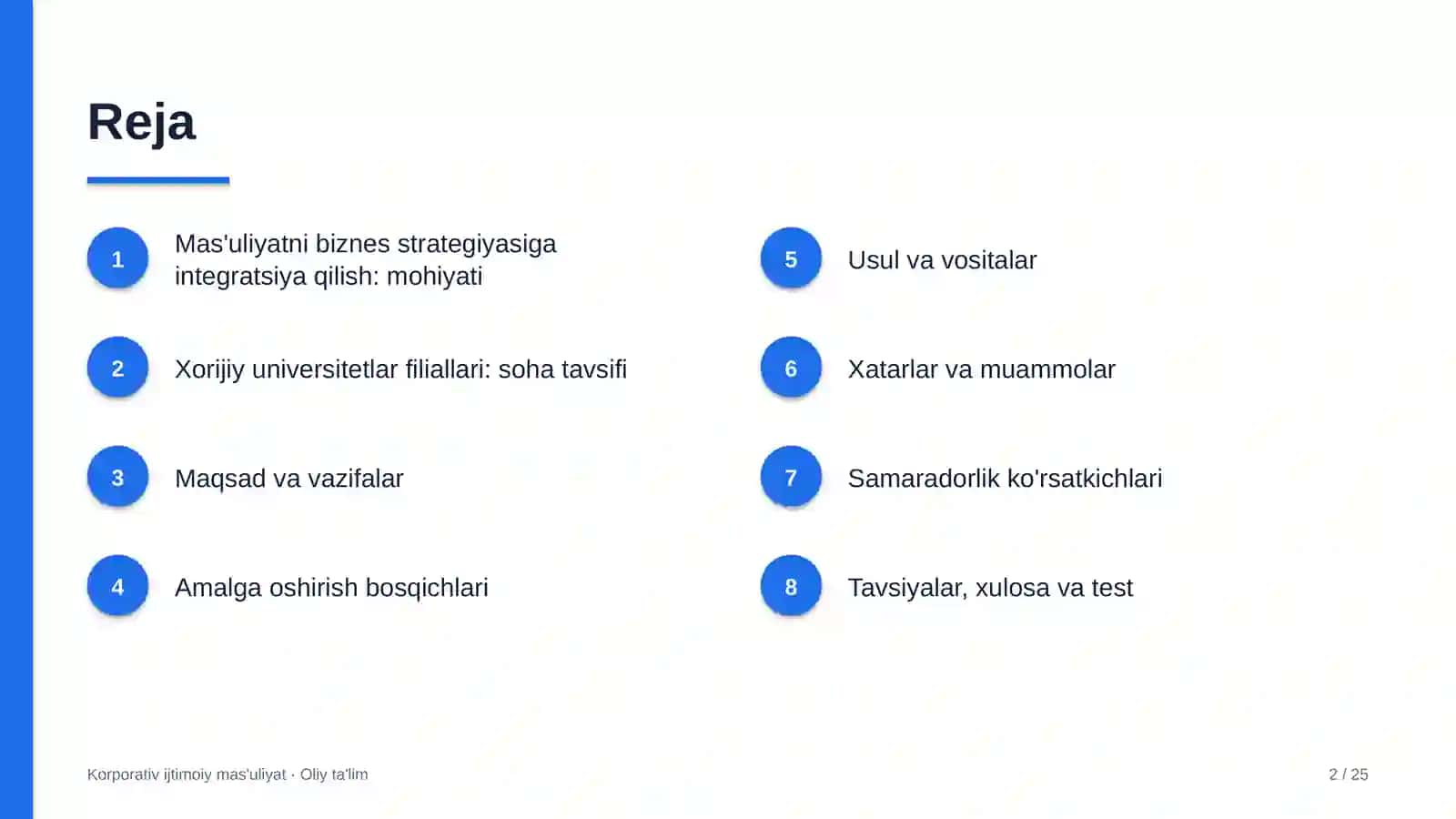 Xorijiy universitetlar filiallarida ijtimoiy mas'uliyatni biznes strategiyasiga integratsiya qilish 2