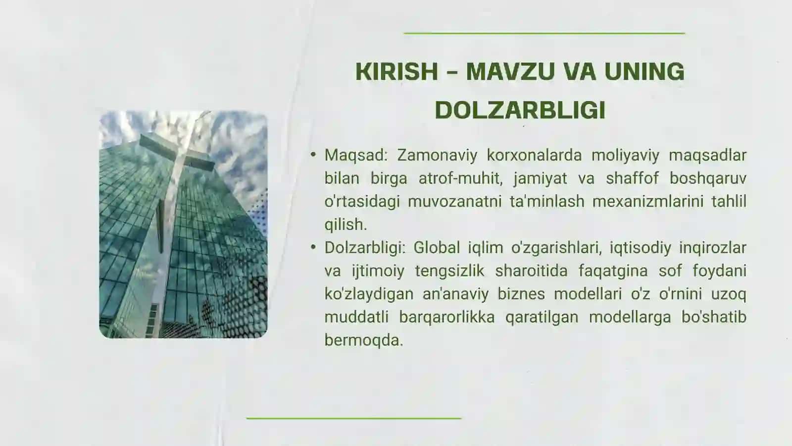 KORPORATIV BOSHQARUVDA IJTIMOIY MASʼULIYAT VA BARQARORLIK 2