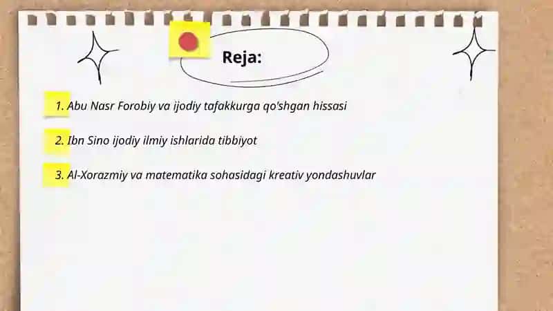 Abu Nasr Forobiy va ijodiy tafakkurga qo'shgan hissasi 2