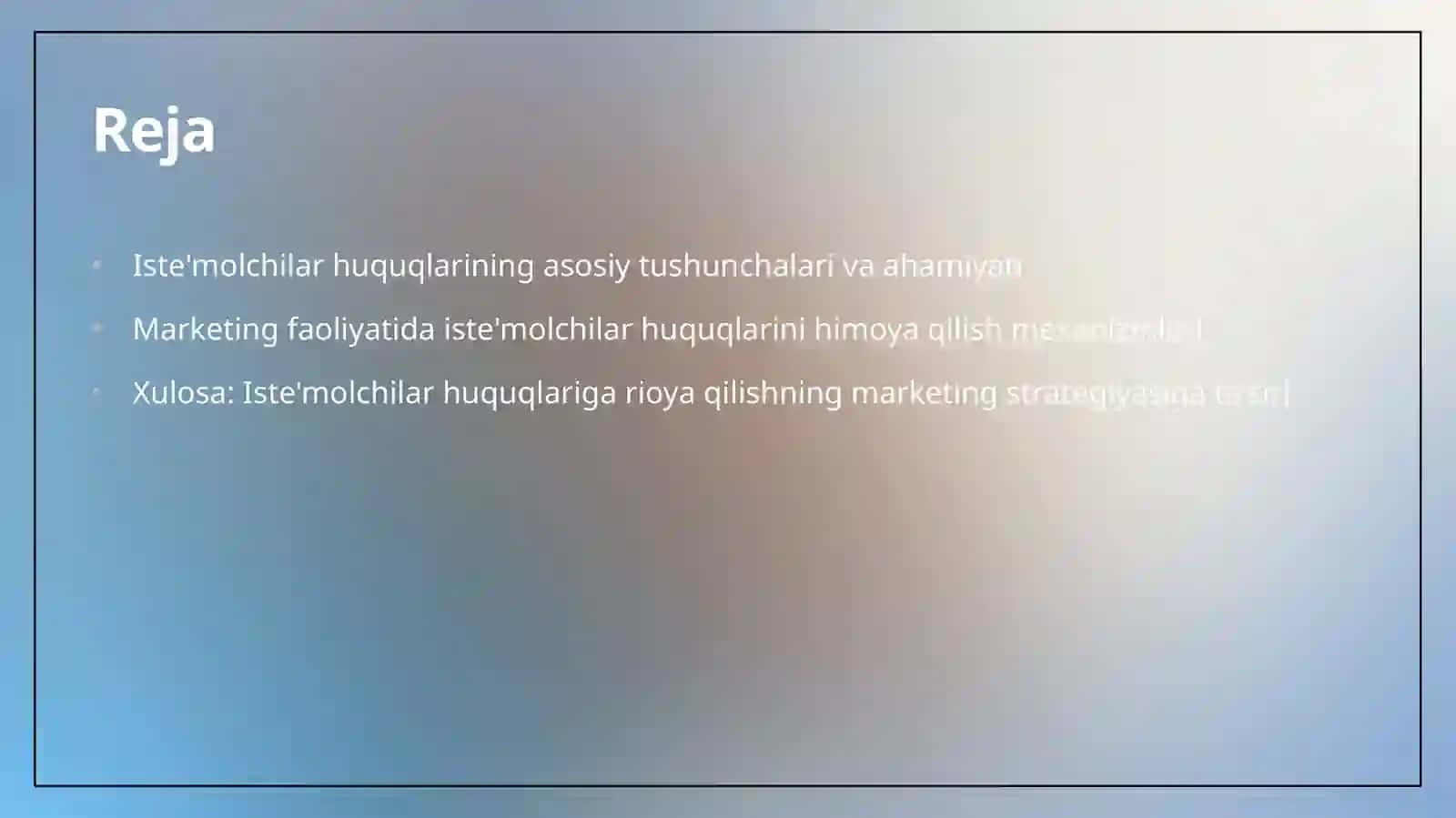 Iste'molchilar Huquqlari: Asosiy Tushunchalar va Ahamiyati 2