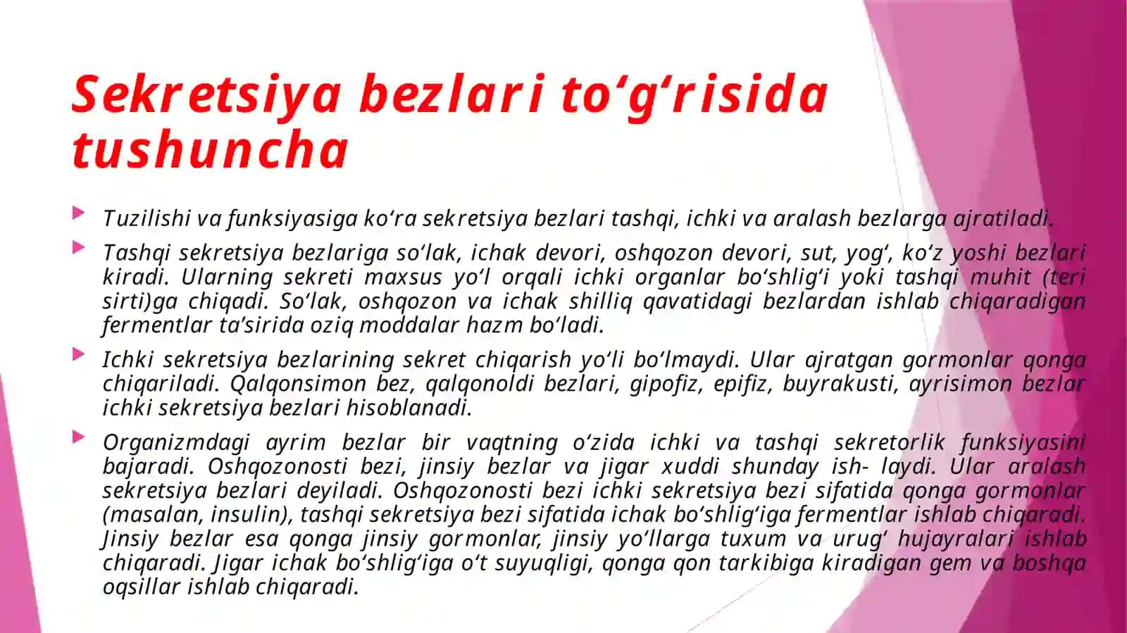 Endokrin  tizimi 2