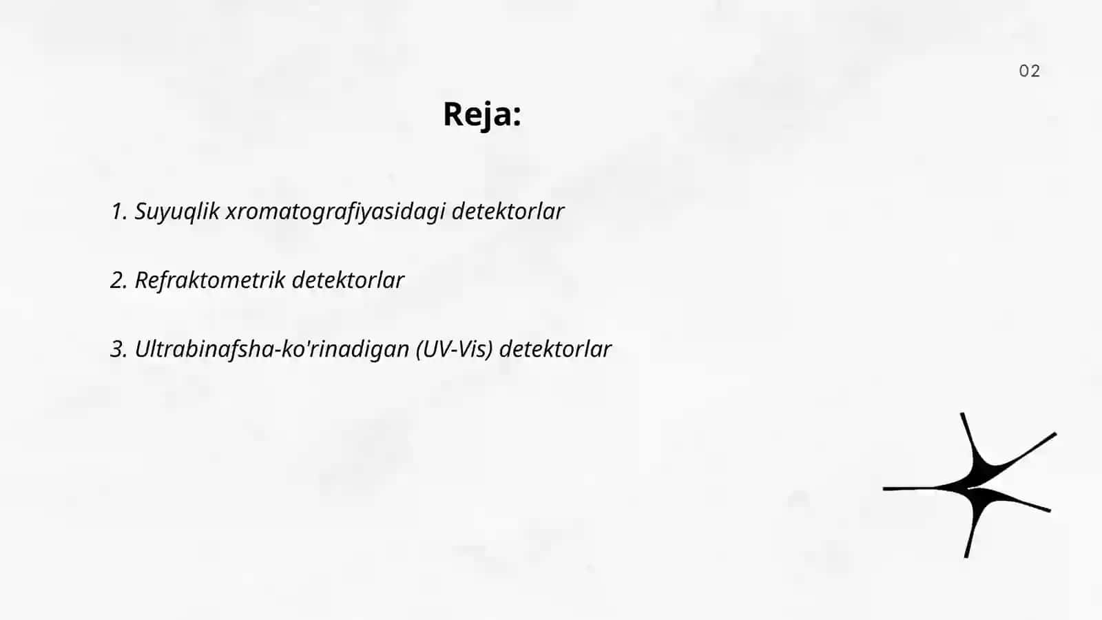 Suyuqlik xromatografiyasida qo'llaniladigan detektorlar va ularning turlari 2