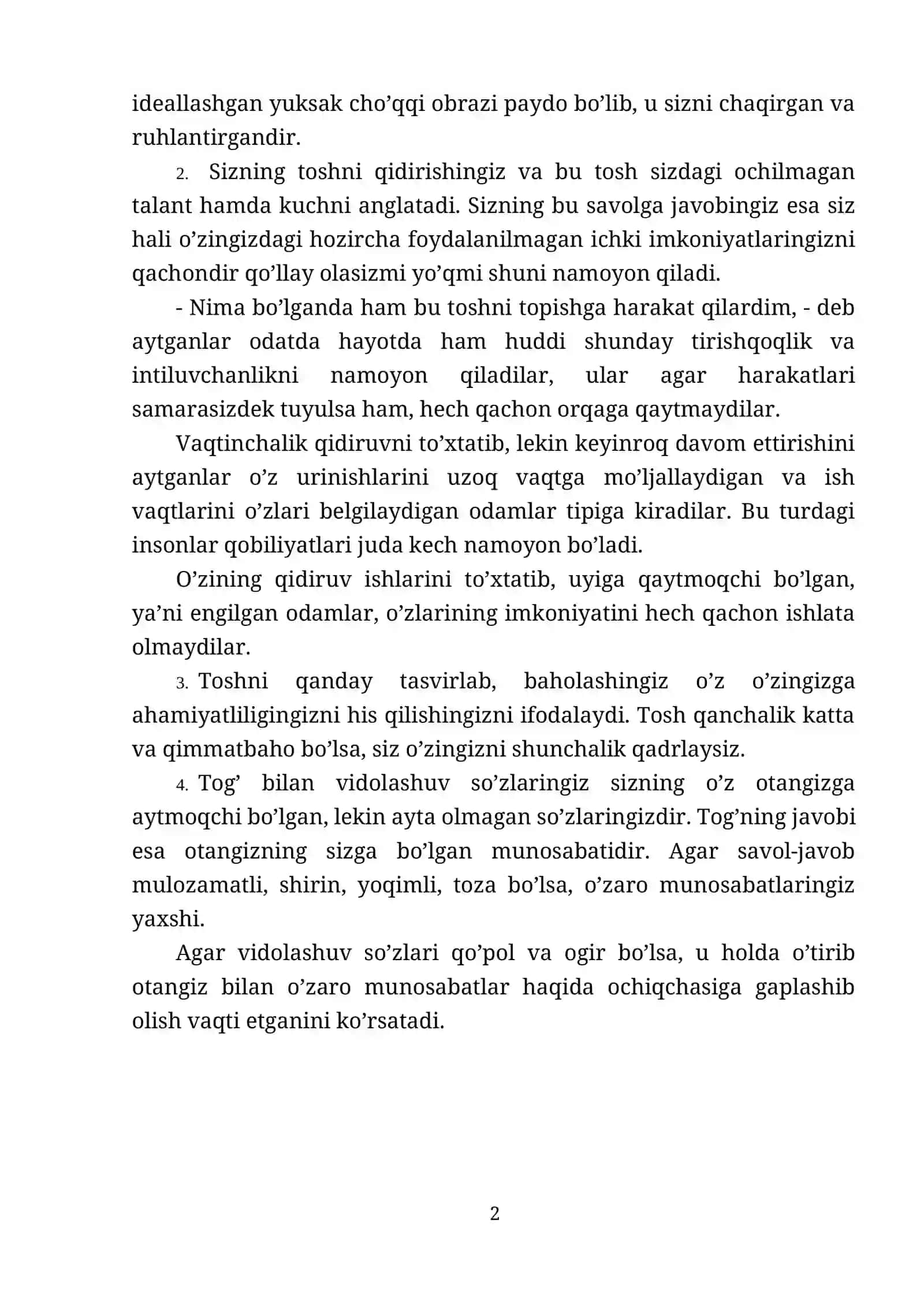 BALAND TOG’LARDA 2