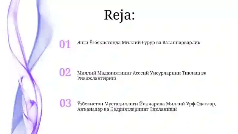 Ўзбекистон Мустақиллиги Йилларида Миллий Урф-Одатлар, Анъаналар ва Қадриятларнинг Тикланиши 2