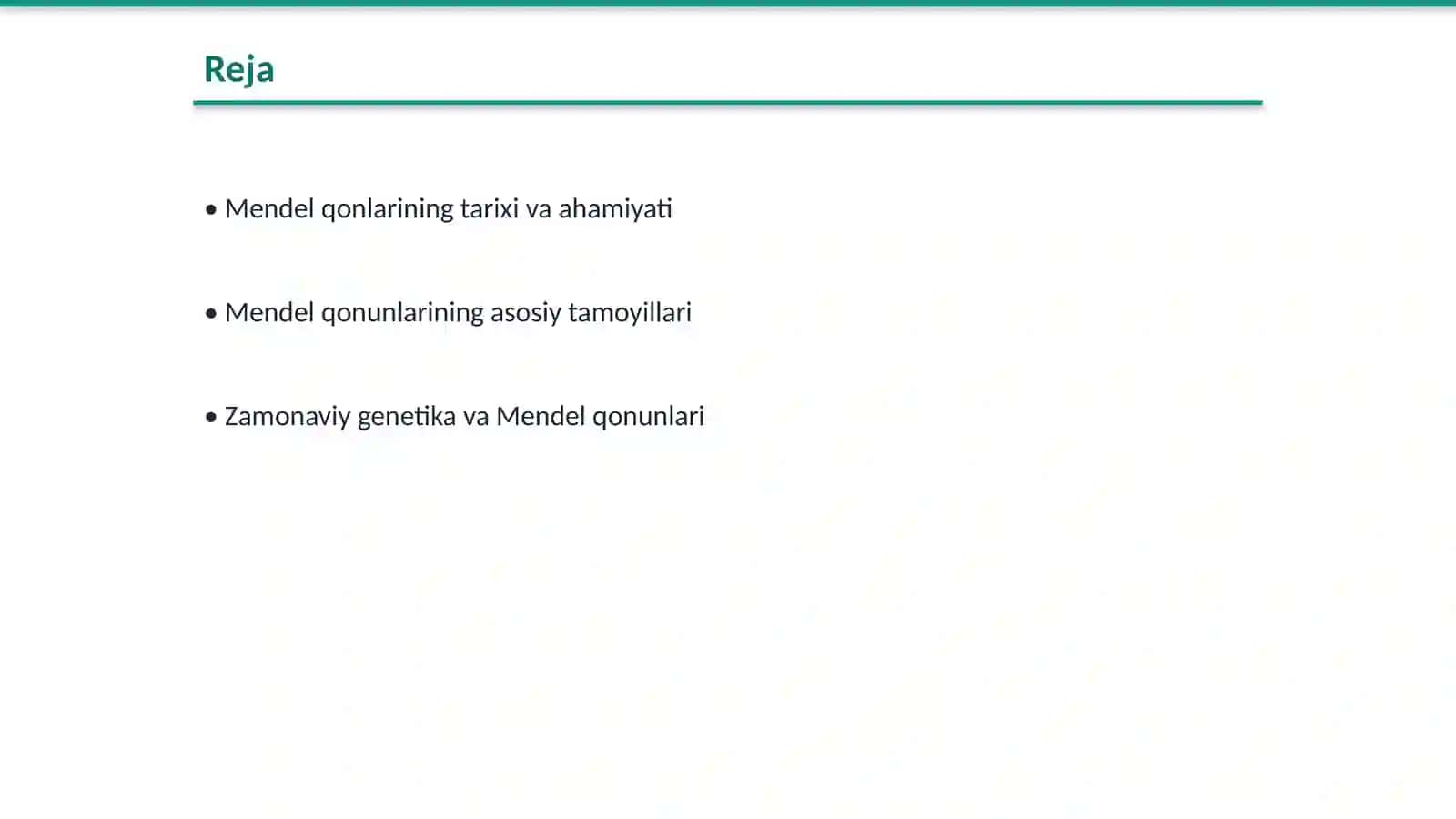 Mendel qonlarining tarixi va ularning zamonaviy talqini 2