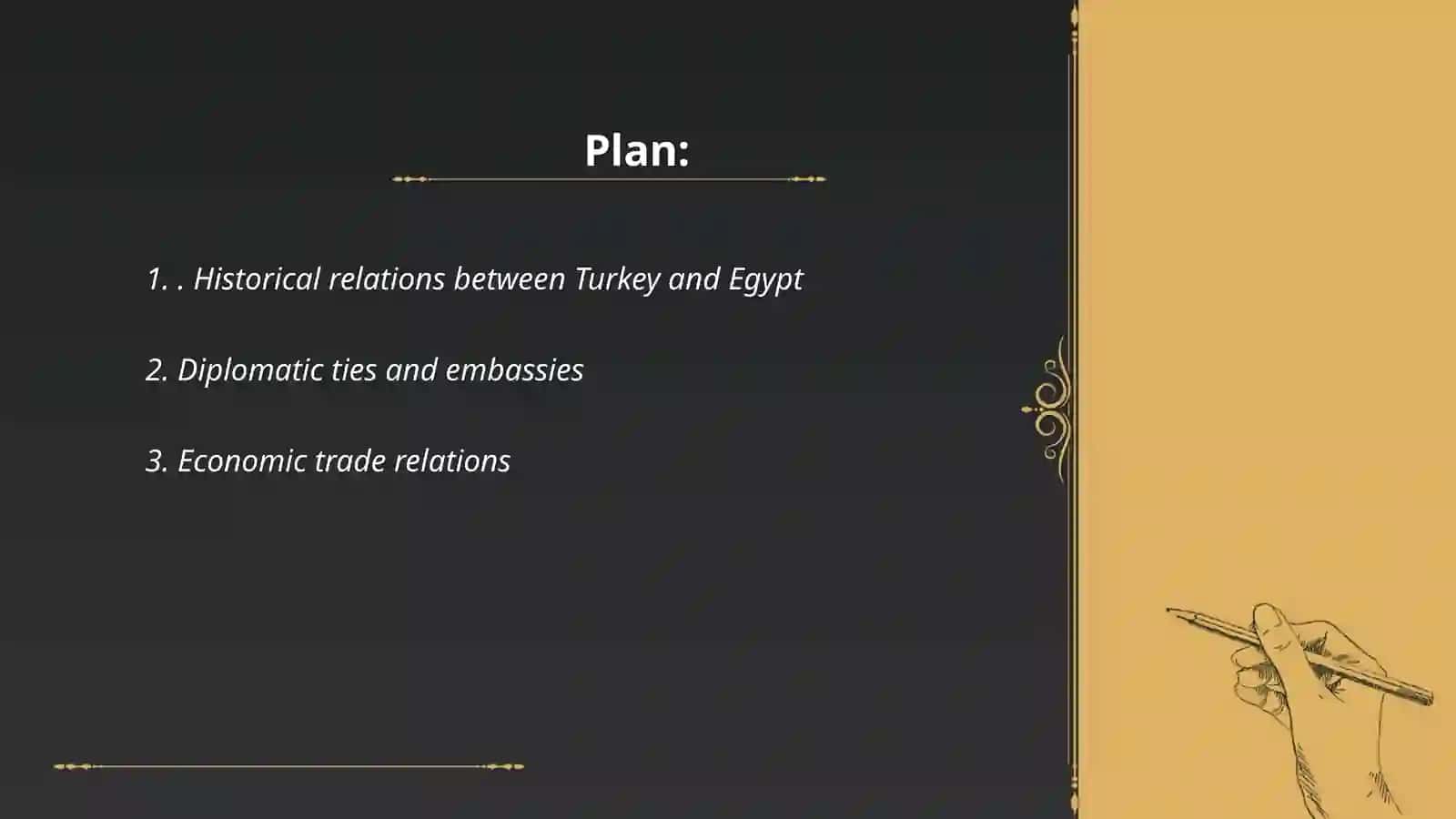 The relationship between Turkey and Egypt 2