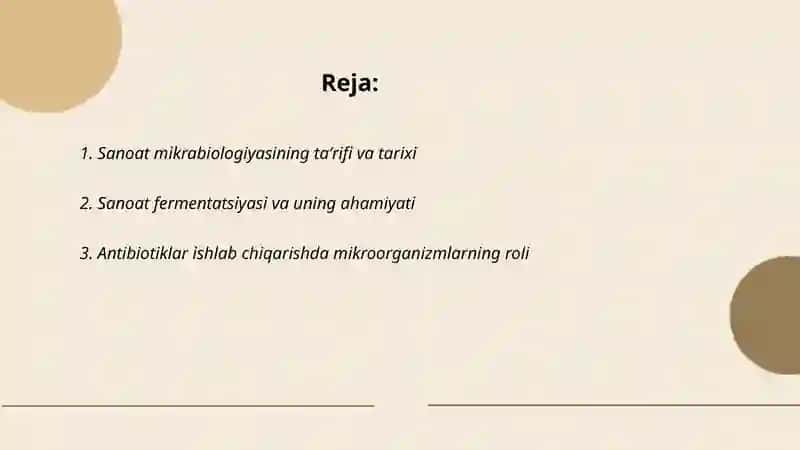 Sanoat mikrabiologiyasi va uning ahamiyati 2