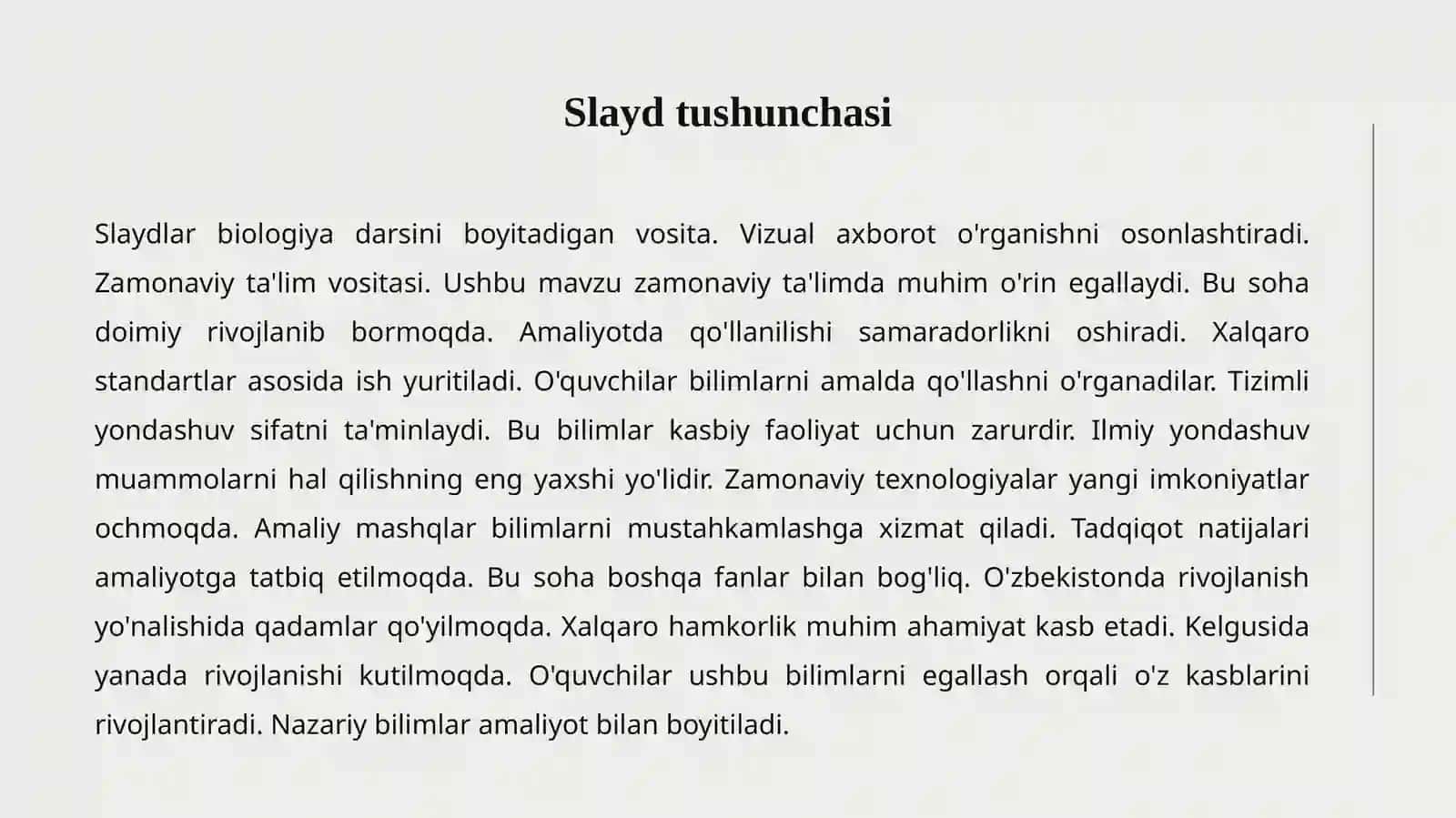 BIOLOGIYA SLAYDLARI 2