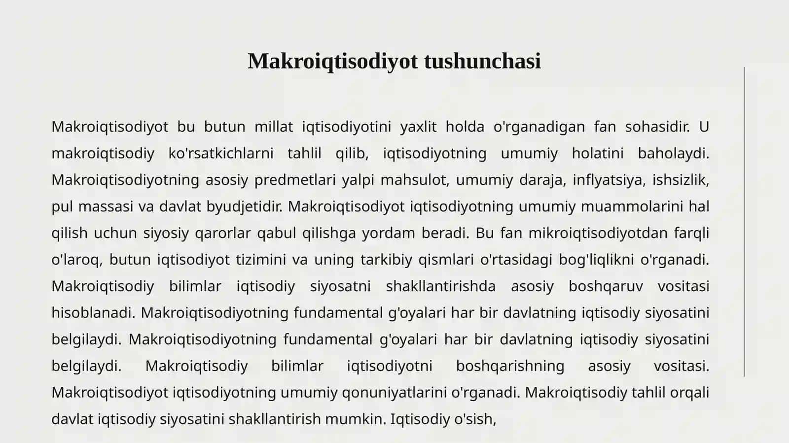 DINAMIK MAKROIQTISODIYOT 2