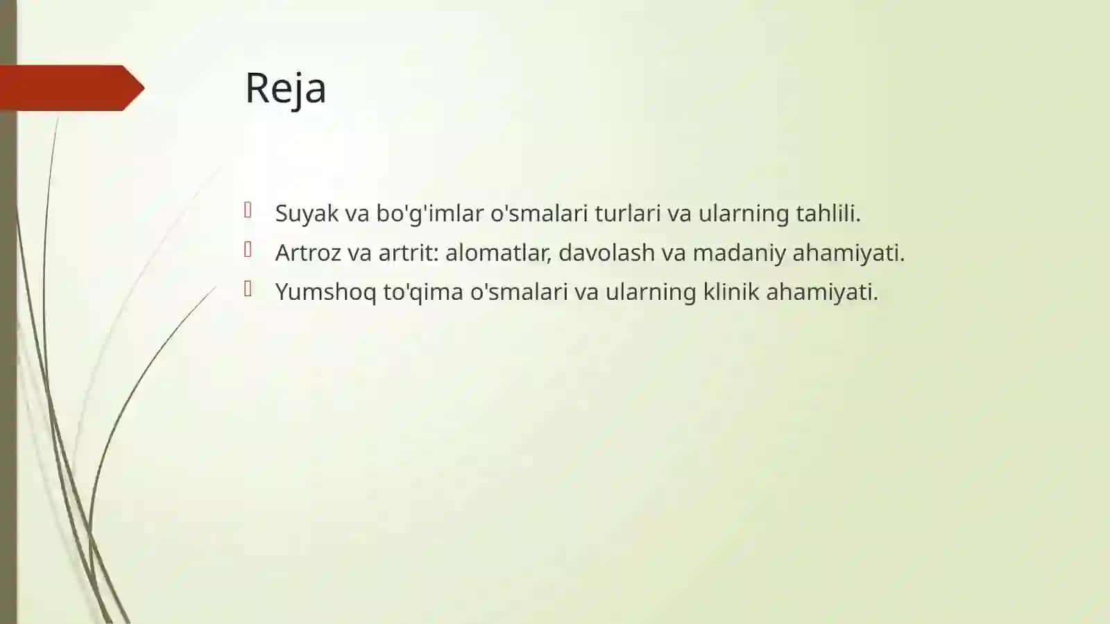 Suyak O'smalari Turlari 2