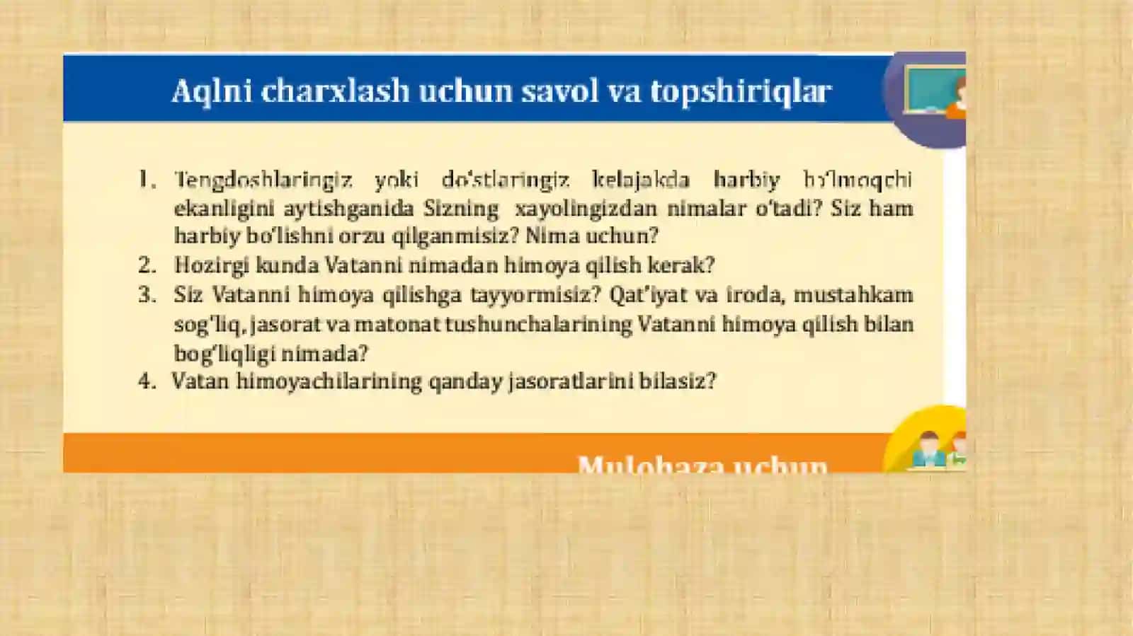 Har bir farzand vatan himoyachisi 2