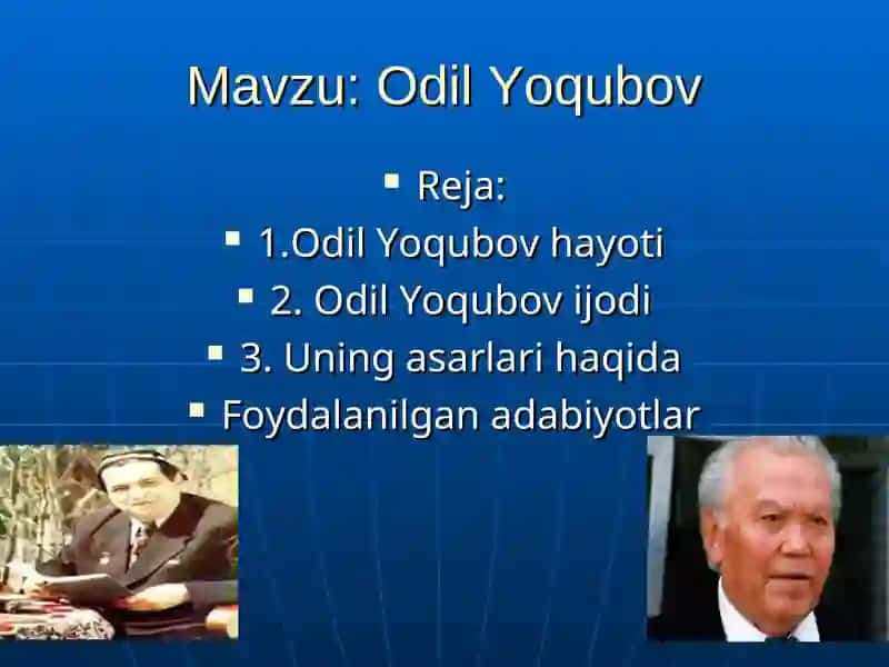 Odil Yoqubov 2