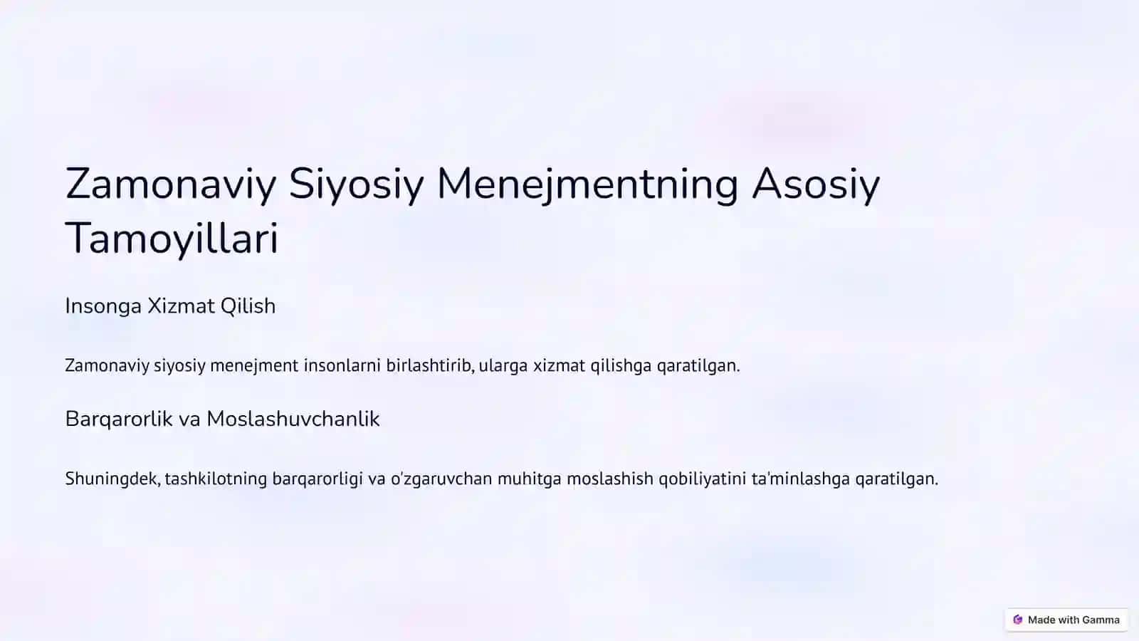 Zamonaviy Siyosiy Menejment Usullari O'zgaruvchan Dunyoda Muvaffaqiyatga Erishish Yo'li 2