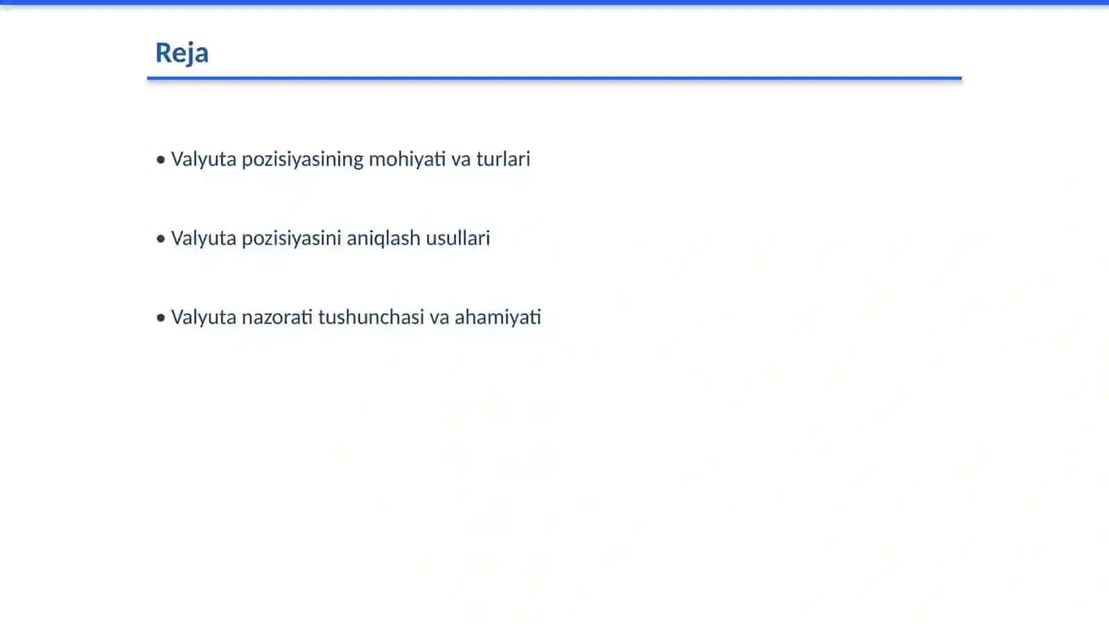 Valyuta pozisiyasi va nazorati 2