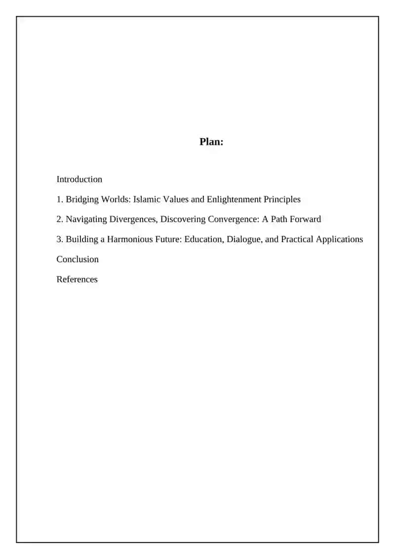 Bridging Worlds: Islamic Values and Enlightenment Principles 2