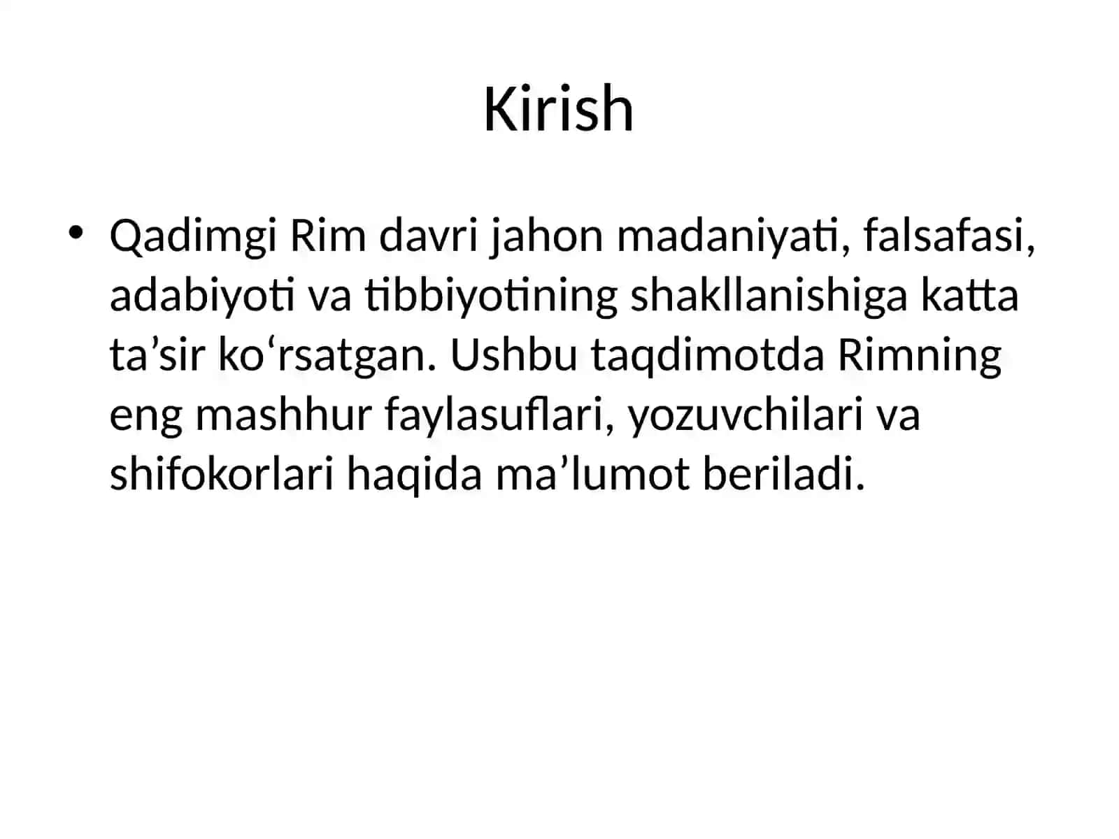 Qadimgi Rim faylasuflari, yozuvchilari va shifokorlari 2