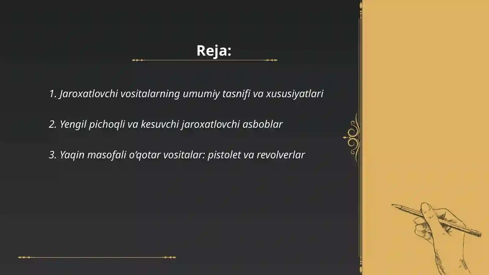 Jaroxatlovchi vositalarning qisqacha tavsifi 2