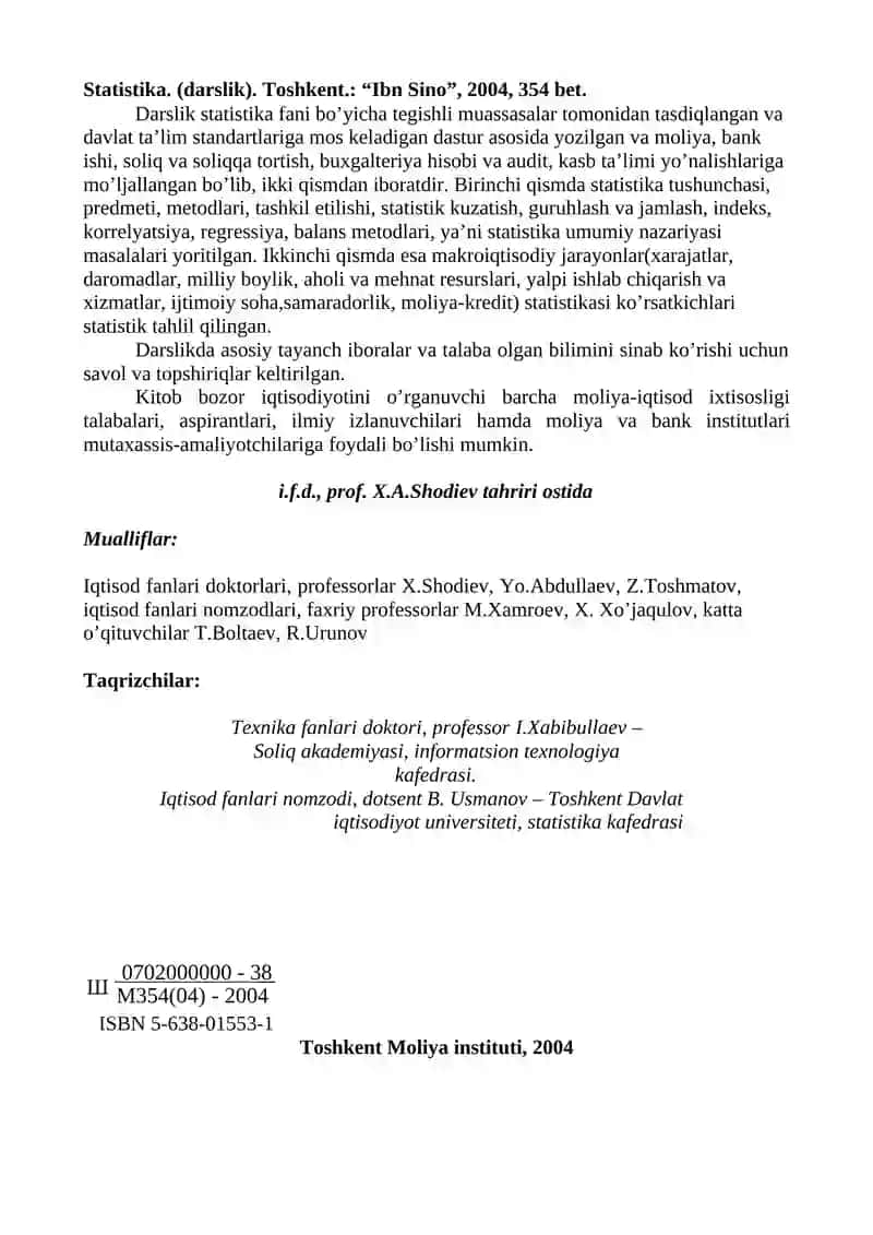 Statistika 2