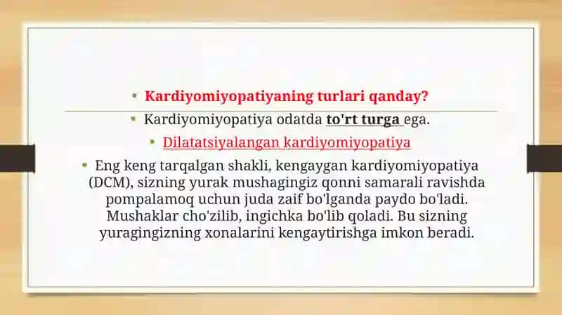 Kardiyomiyopatiya 2