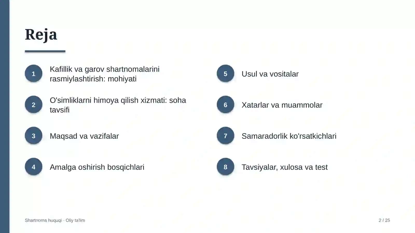 o'simliklarni himoya qilish xizmatida kafillik va garov shartnomalarini rasmiylashtirish 5364 2