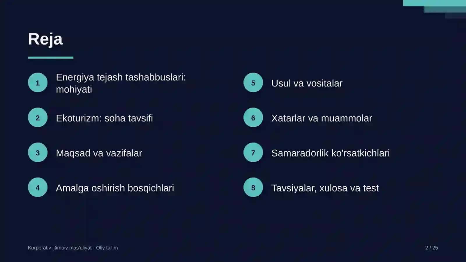 ekoturizmda energiya tejashga yo'naltirilgan tashabbuslar 4834 2