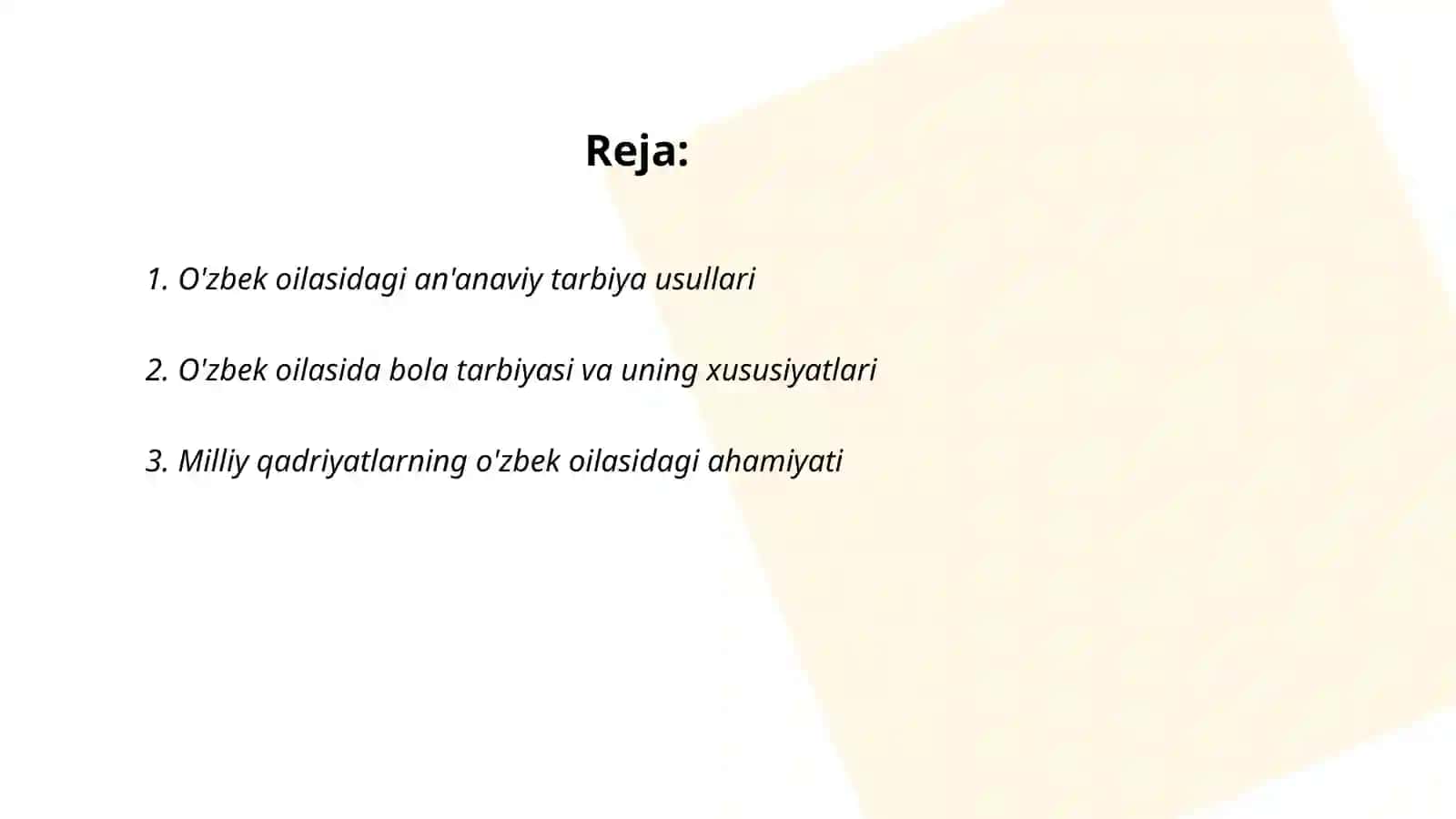 O'zbek oilasidagi milliy tarbiya mazmuni 2