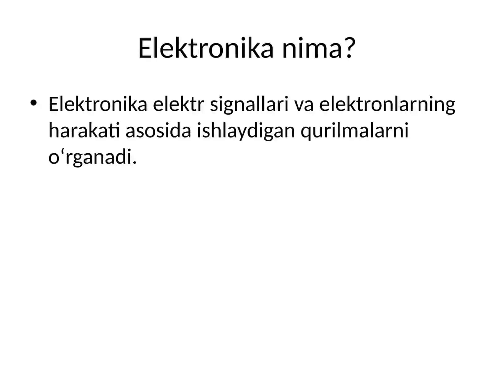 Elektronika 2