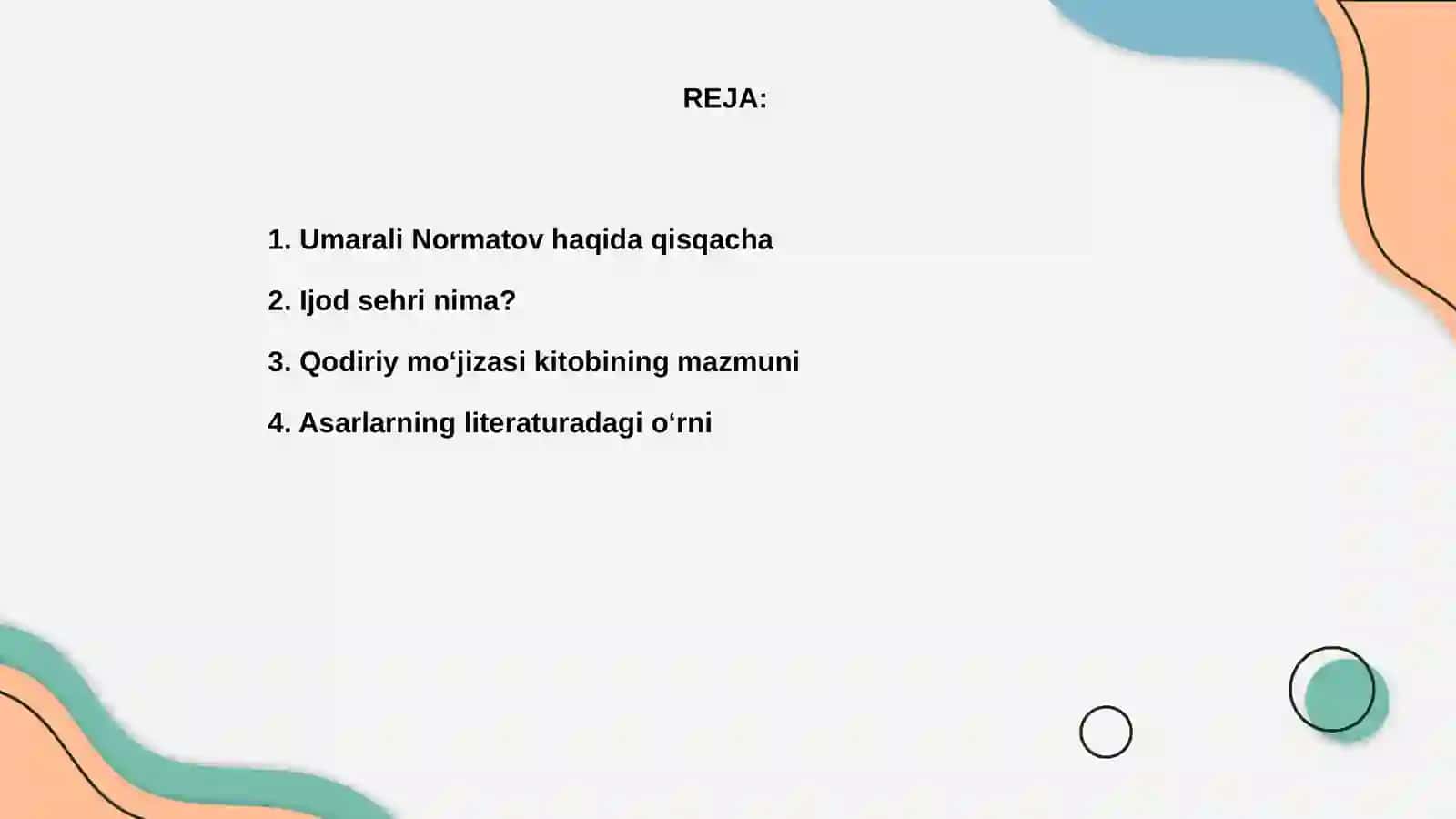 "Ijod Sehri" va "Qodiriy Moʻjizasi" 2
