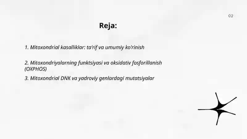 Mitoxondrial kasalliklar 2