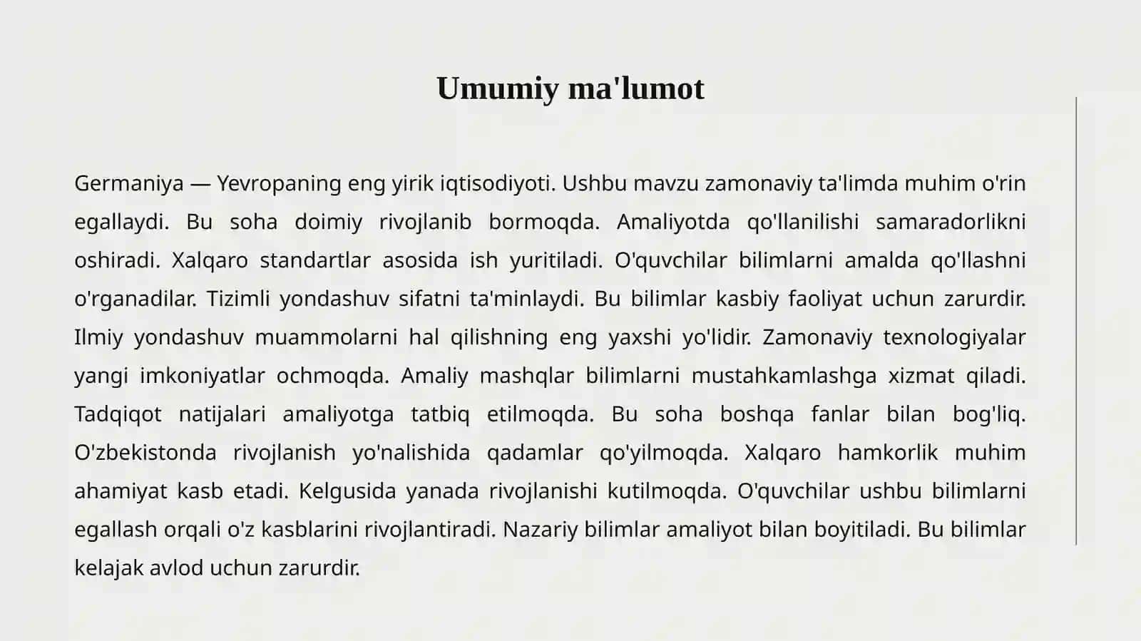 GERMANIYA IQTISODIYOTI 2