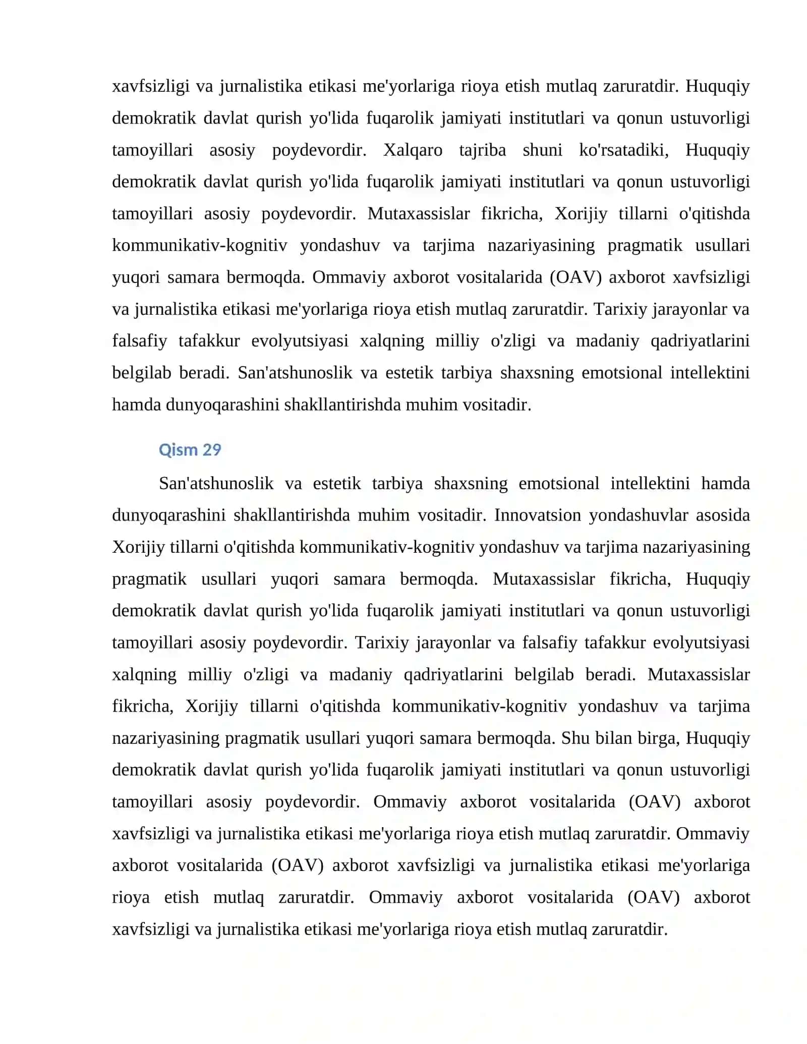 Media Huquqi - Amaliy Topshiriq 2