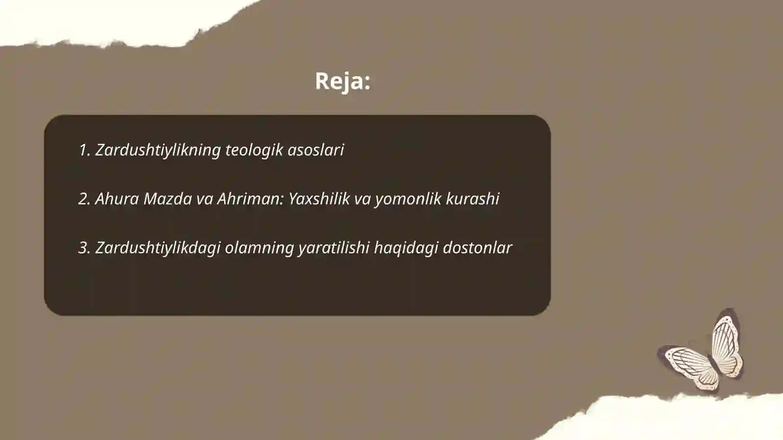 Zardushtiylikning teologik tizimi, diniy marosimlari va diniy iyerarxiyasi 2