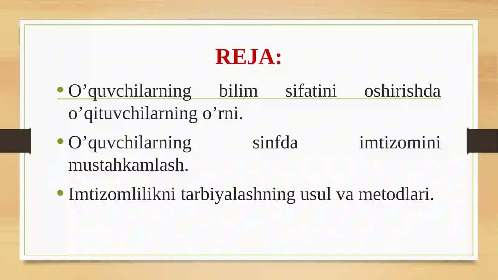 O’quvchilarning Bilim Sifatini Oshirish 2