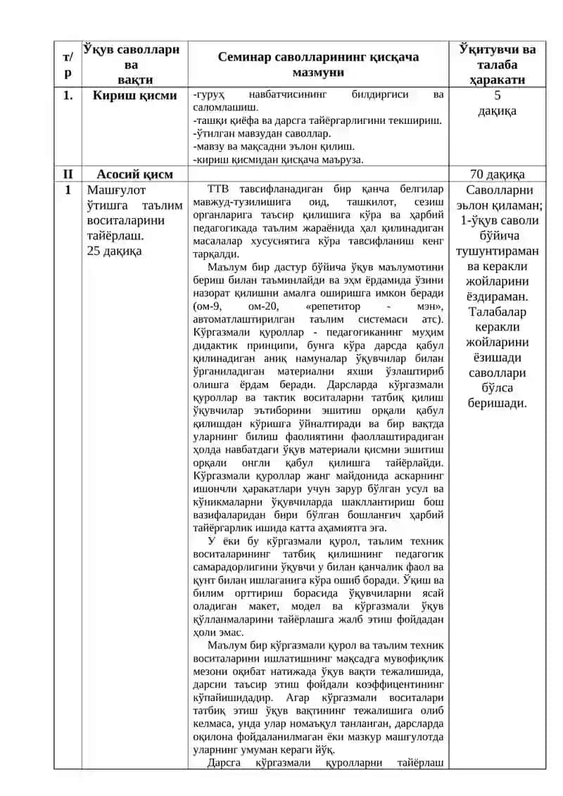 Чақириққача ҳарбий таълим 2