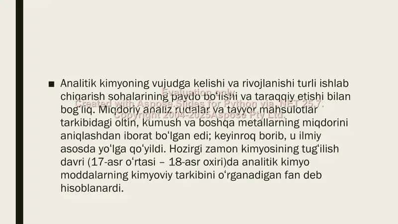 Noorganik kimyoda moddalarning tarkibini IK, UF va rentgenostruktur usullar yordamida aniqlash 2