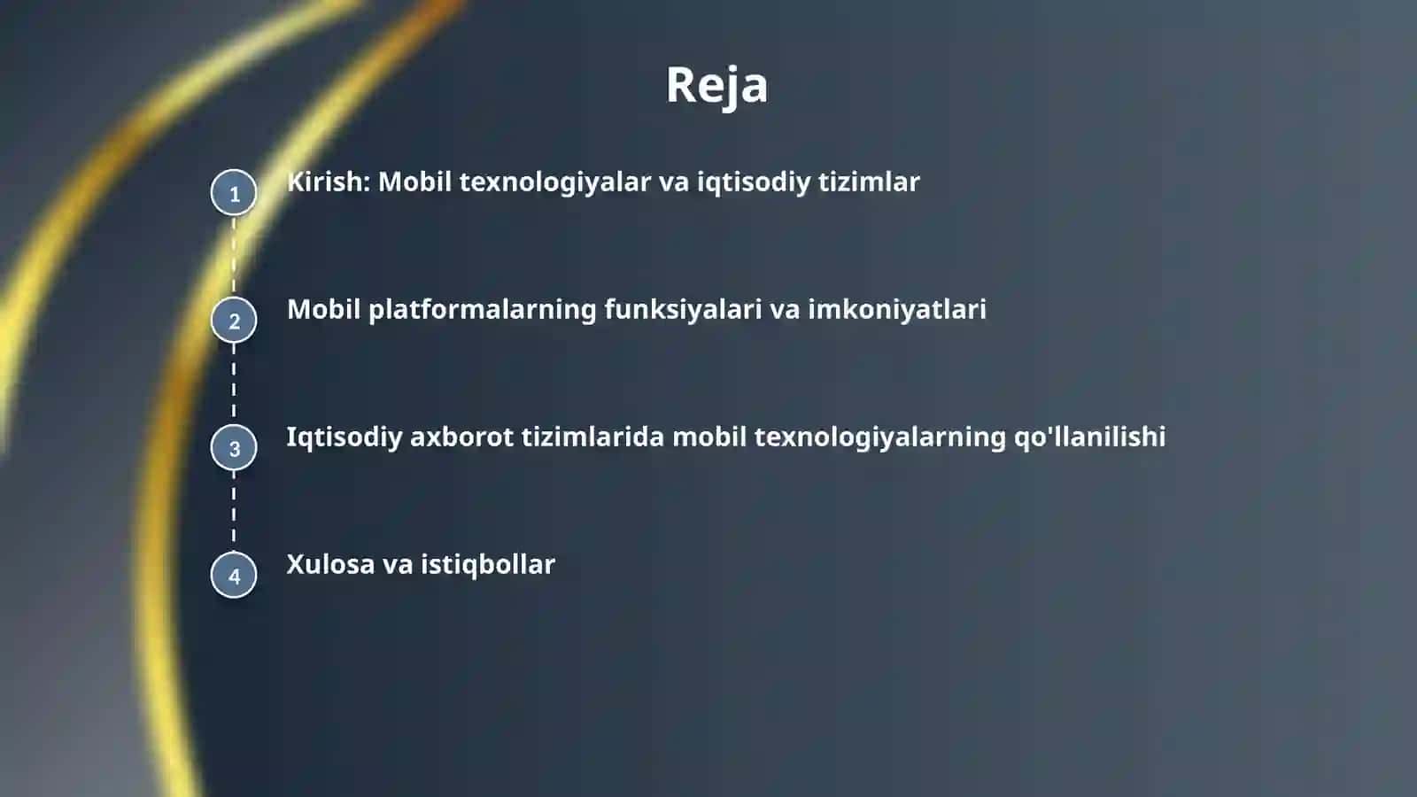 Iqtisodiy axborot tizimlarida mobil platformalar texnologiyasi 2