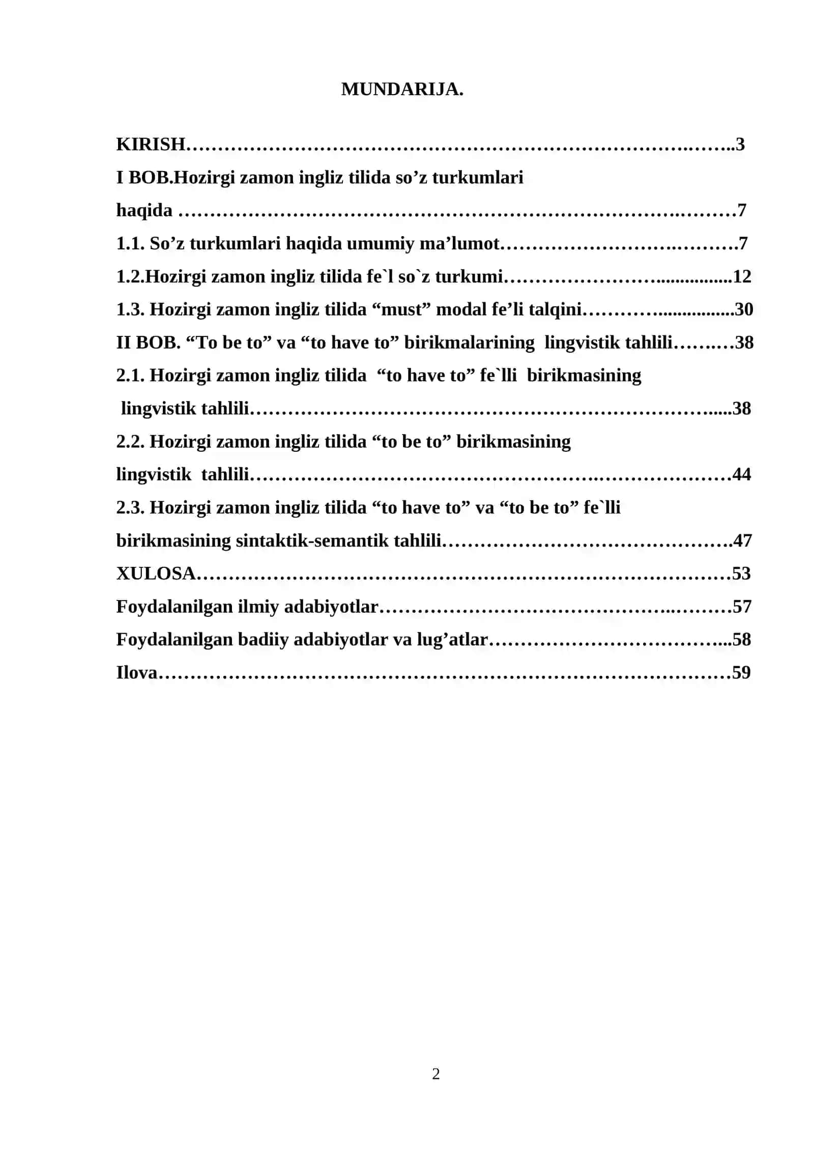 Hozirgi zamon ingliz tilida To be to va to have to fe`lli birikmalarining lingvistik tahlili 2