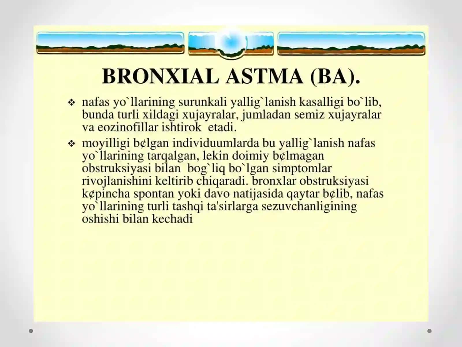 bronxial astma 2