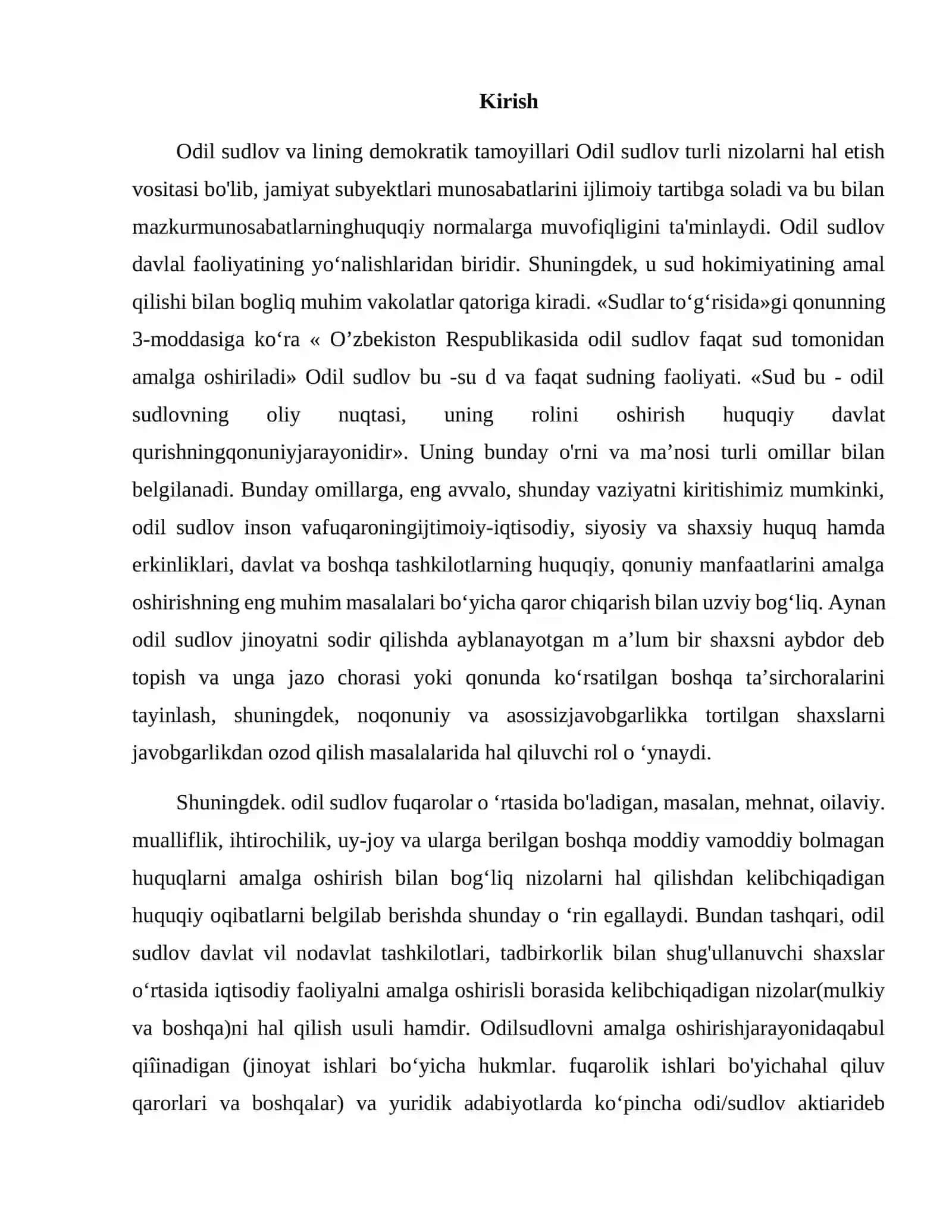 Odil sudlov va uning demokratik tamoyillari 2